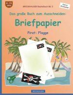 BROCKHAUSEN Bastelbuch Band 2 - Das große Buch zum Ausschneiden: Briefpapier: Pirat: Flagge