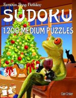 Famous Frog Holiday Sudoku 1,200 Medium Puzzles: Don't Be Bored Over The Holidays, Do Sudoku! Makes A Great Gift Too.