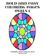 Bold and Easy Coloring Pages - Ovals 1