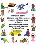 Français-Malais Dictionnaire d'images en couleur bilingue pour enfants Buku Kamus Bergambar Kanak-kanak Dwibahasa Tentang Warna