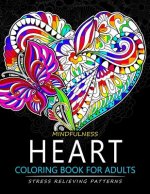 Mindfulness Heart Coloring Book For Adults: Heart with Doodle Art for Relaxation