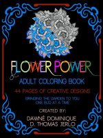 Flower Power, Adult Coloring Book