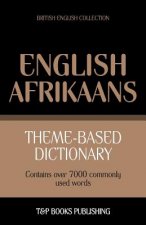 Theme-based dictionary British English-Afrikaans - 7000 words