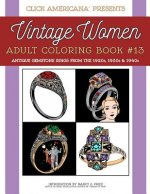 Antique Gemstone Rings from the 1920s, 1930s & 1940s: Vintage Women: Adult Coloring Book #13
