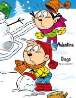Valentina y Diego libro para colorear 1 & 2