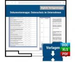 Dokumentenmappe: Datenschutz im Unternehmen, Digitale Vorlagenmappe