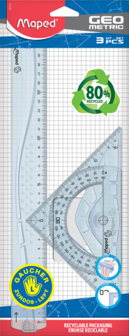 Zestaw geometryczny leworęczny