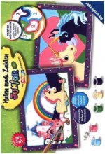 Ravensburger Malen nach Zahlen 27774 - Bunte Einhornwelt - Kinder 5-7 Jahren