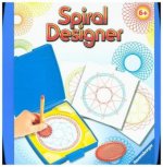 Ravensburger Spiral-Designer Mini 29708, Zeichnen lernen für Kinder ab 6 Jahren, Kreatives Zeichen-Set mit Mandala-Schablone für farbenfrohe Spiralbil