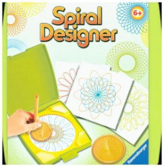 Ravensburger Spiral-Designer Mini 29709, Zeichnen lernen für Kinder ab 6 Jahren, Kreatives Zeichen-Set mit Mandala-Schablone für farbenfrohe Spiralbil
