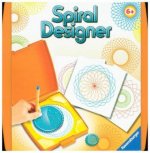 Ravensburger Spiral-Designer Mini, Zeichnen lernen für Kinder ab 6 Jahren, Kreatives Zeichen-Set mit Mandala-Schablone für farbenfrohe Spiralbilder un