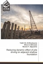 Reducing dynamic effect of pile driving on adjacent shallow foundation