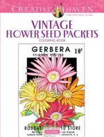 Creative Haven Vintage Flower Seed Packets Coloring Book