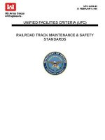 Railroad Track Maintenance and Safety Standards - Unified Facilities Criteria (UFC)