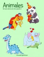 Animales libro para colorear para ni?os peque?os 3