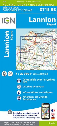 Lannion Bégard 1:25 000