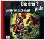 Die drei ??? Kids - Gefahr im Dschungel, 1 Audio-CD