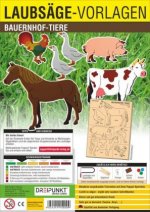 Laubsäge-Vorlagen Bauernhof-Tiere