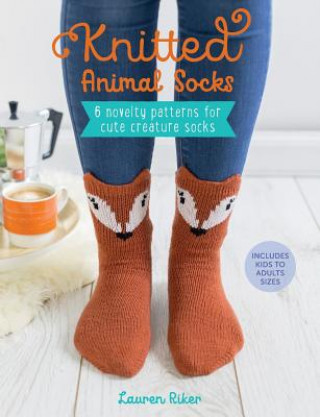 Knitted Animal Socks (Lauren Riker)(Brožovaná)