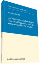 Die Rechtsfolgen unberechtigter Grenzbeschlagnahmen nach der Verordnung (EU) Nr. 608/2013 (HSP 7)