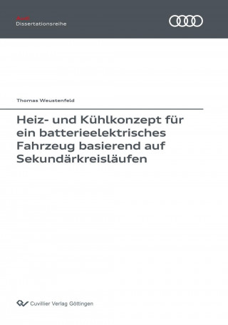 Heiz- und Kühlkonzept für ein batterieelektrisches Fahrzeug basierend auf Sekundärkreisläufen