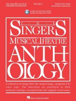Singer's Musical Theatre Anthology - Volume 4: Baritone/Bass Book/Online Audio [With 2 CDs]