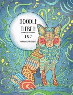 Doodle Tieren Malbuch fur Erwachsene 1 & 2
