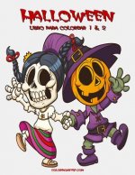 Halloween libro para colorear 1 & 2