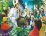 Puzzle MAXI - BIBLE - Ježíš - příchod do Jeruzaléma/33 dílků
