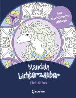 Mandala-Lichterzauber: Einhörner