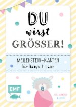 Du wirst größer! Meilenstein-Karten für Babys 1. Jahr