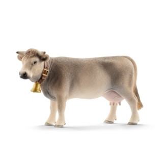 Schleich Braunvieh Kuh, Kunststoff-Figur