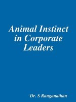 Animal Instinct in Corporate Leaders