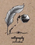 Calligraphy Practice NoteBook: Hand Lettering: Calligraphy Workbook: Wood: (Training, Exercises and Practice: Lettering calligraphy. Calligraphy book