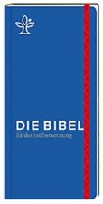 Die Bibel. Taschenausgabe stripe mit roter loser Gummilitze