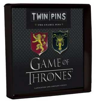 Game of Thrones Twin Pins: Lannister and Greyjoy Sigils (Twarda)