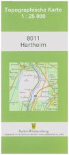 Topographische Karte Baden-Württemberg Hartheim