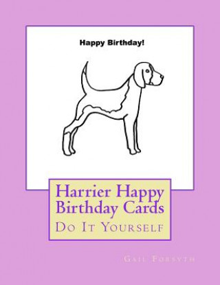 Harrier Happy Birthday Cards: Do It Yourself