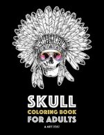 Skull Coloring Book for Adults: Detailed Designs for Stress Relief; Advanced Coloring For Men & Women; Stress-Free Designs For Skull Lovers, Great For