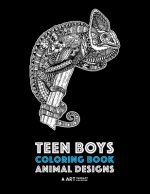Teen Boys Coloring Book