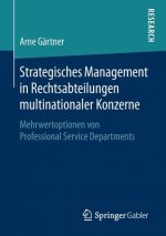 Strategisches Management in Rechtsabteilungen Multinationaler Konzerne