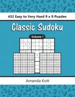 Classic Sudoku: 432 Easy To Very Hard 9x9 Puzzles - Vol. 1