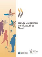OECD guidelines on measuring trust