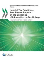 Harmful tax practices - peer review reports on the exchange of information on tax rulings