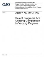 Army networks, select programs are utilizing competition to varying degrees: report to the Subcommittee on Tactical Air and Land Forces, Committee on