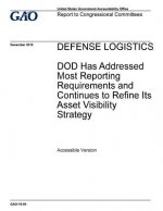 Defense logistics, DOD has addressed most reporting requirements and continues to refine its asset visibility strategy: report to congressional commit