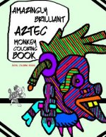 Amazingly Brilliant Aztec Monkey Coloring Book
