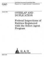 Overlap and duplication: federal inspections of entities registered with the Select Agent Program: report to congressional committees.