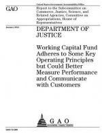 Department of Justice: working capital fund adheres to some key operating principles but could better measure performance and communicate wit