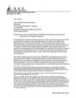 Drug control: initial review of the national strategy and drug abuse prevention and treatment programs